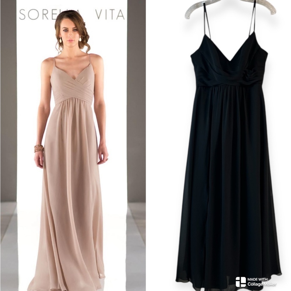 Sorella Vita chiffon maxi dress 8798 - Picture 4 of 8